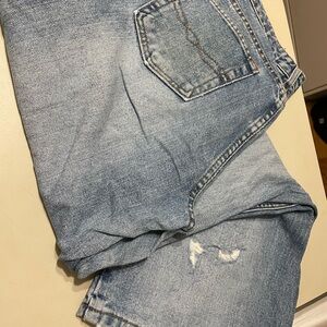 L.E.I. Jeans, Size 13, flared legs, worn places on back of one leg